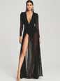Angela Silk Chiffon Dress - Retrofete
