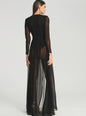 Angela Silk Chiffon Dress - Retrofete