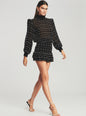 Hedy Embellished Silk Chiffon Dress - Retrofete thumbnail media 3 of 4