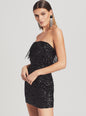Cassandra Sequin Fringe Dress - Retrofete