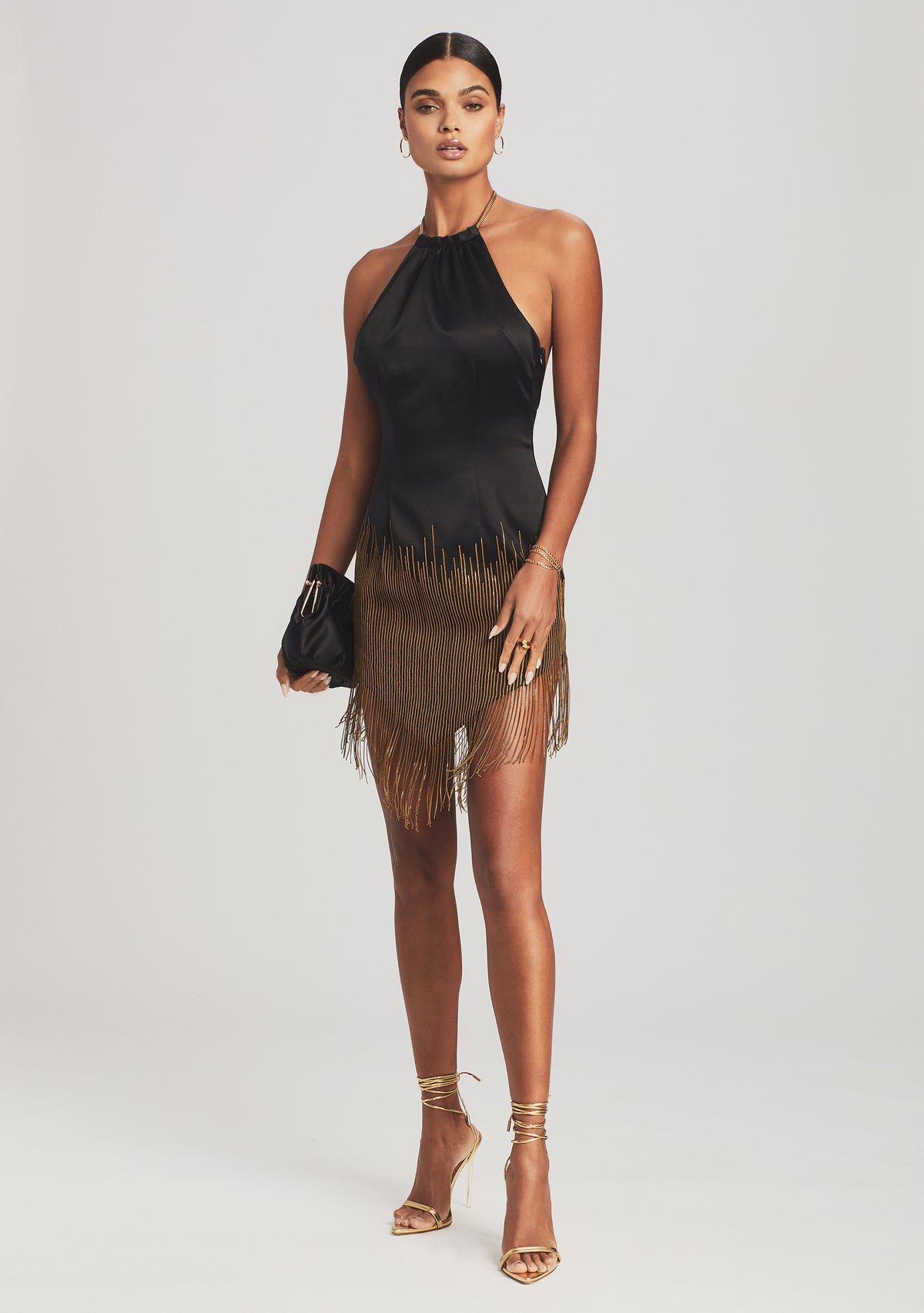 Eos Embellished Fringe Dress