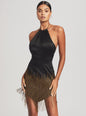 Eos Embellished Fringe Dress - Retrofete