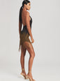 Eos Embellished Fringe Dress - Retrofete