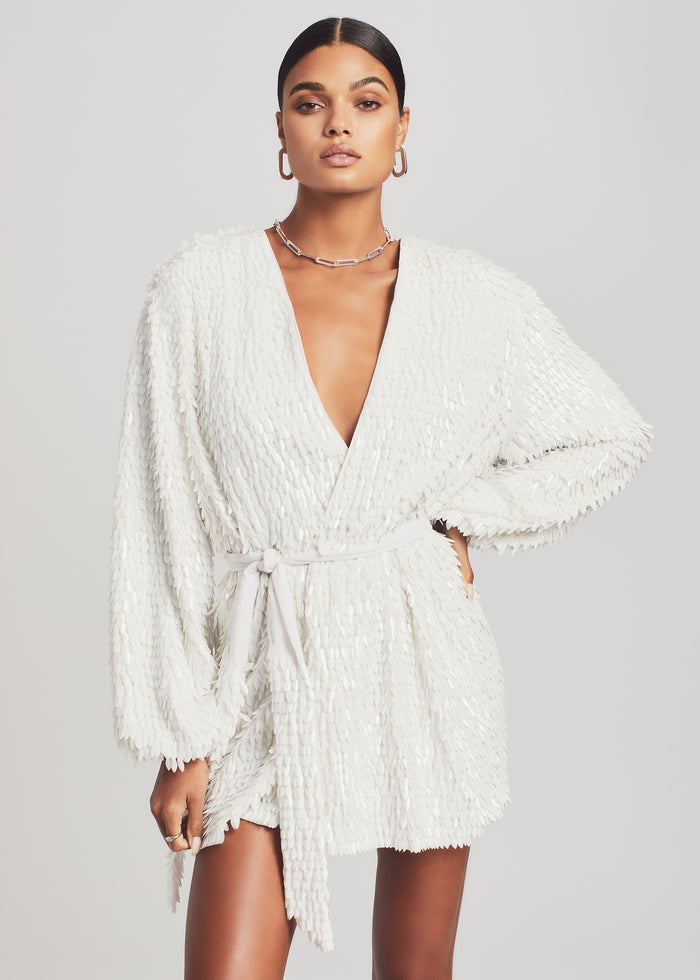 Feather Gabrielle Robe - Retrofete