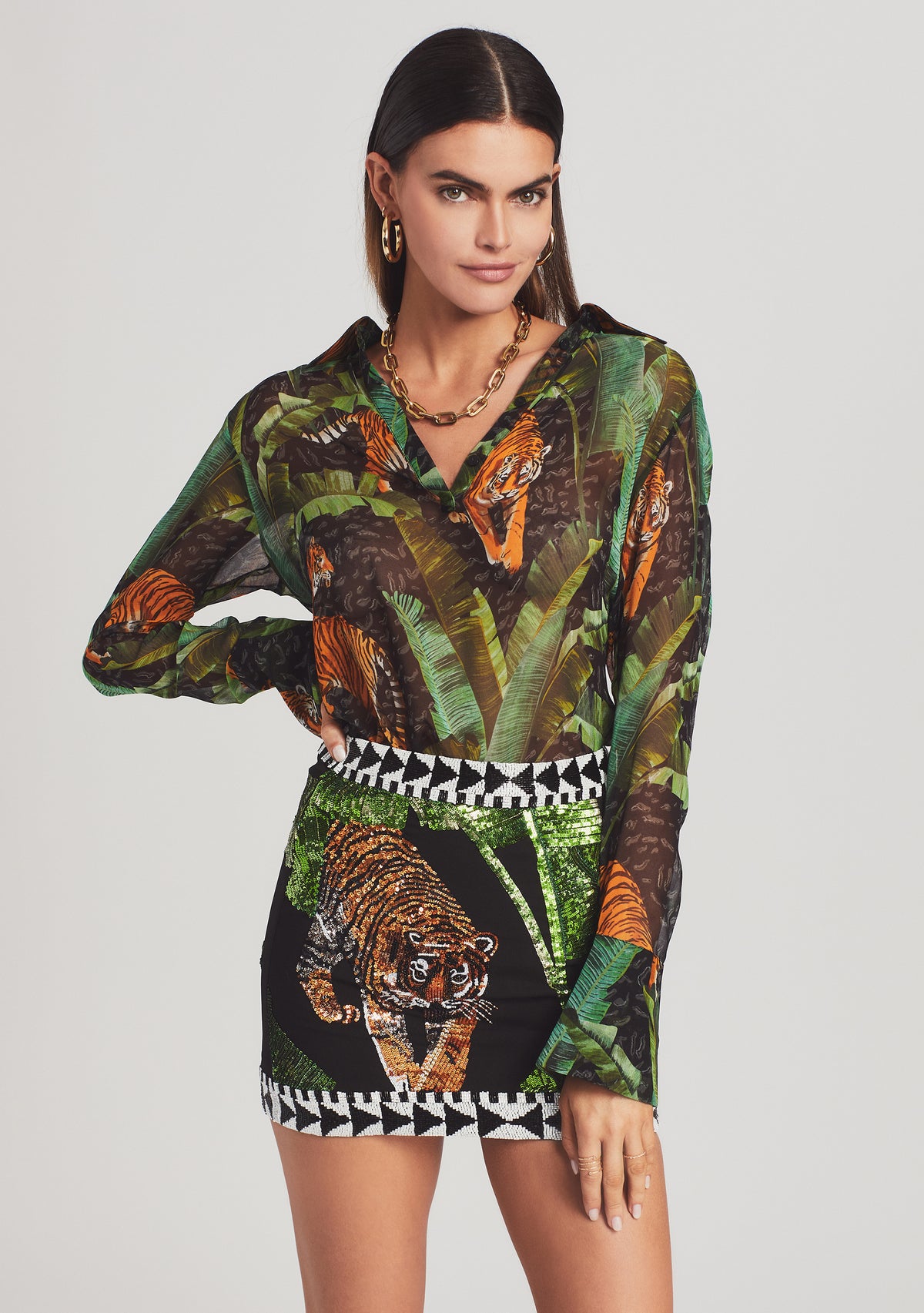 Joanna Silk Chiffon Shirt