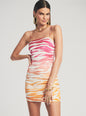 Elsie Silk Chiffon Dress - Retrofete