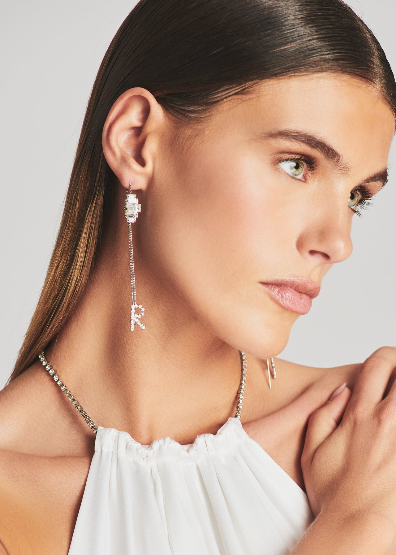 Aster Letter Earring