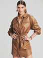 Leather Brandi Dress - Retrofete