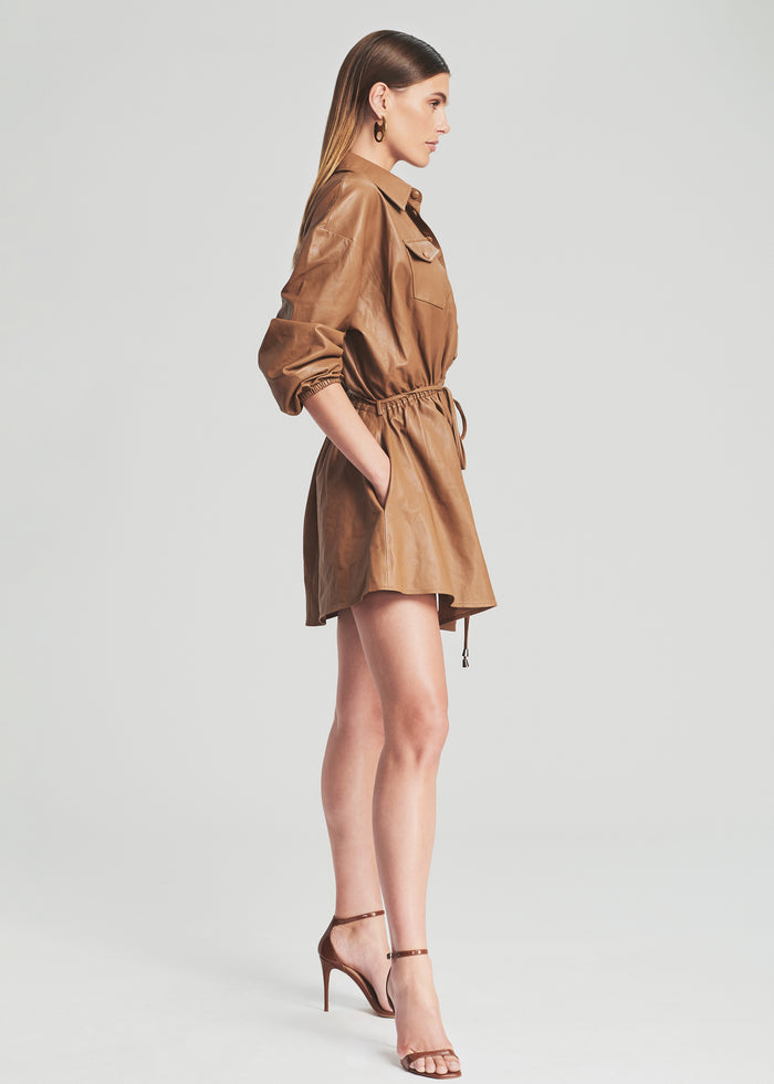 Leather Brandi Dress - Retrofete