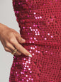 Elliana Sequin Crochet Dress - Retrofete