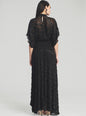 Lilo Embellished Silk Chiffon Dress - Retrofete
