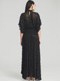Lilo Embellished Silk Chiffon Dress