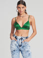 Iris Silk Bralette - Retrofete thumbnail media 1 of 3