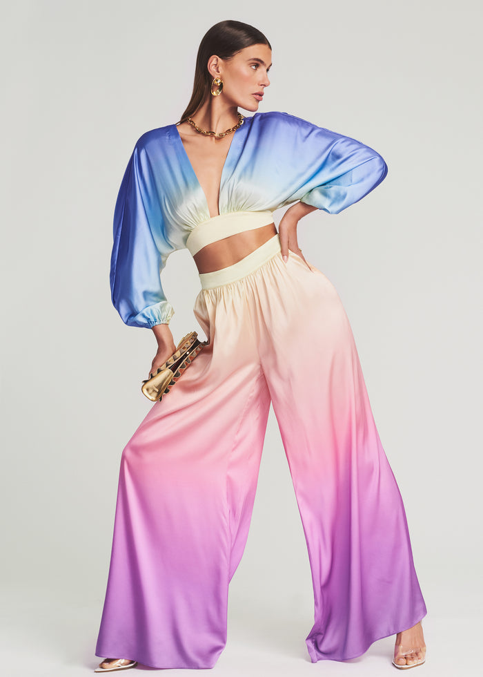Delia Silk Pant - Retrofete