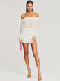 Taisha Embellished Silk Chiffon Dress - Retrofete