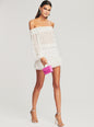 Taisha Embellished Silk Chiffon Dress - Retrofete