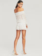 Taisha Embellished Silk Chiffon Dress - Retrofete
