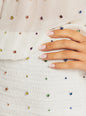 Taisha Embellished Silk Chiffon Dress - Retrofete