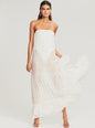 Marbella Embellished Silk Chiffon Dress - Retrofete