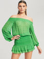 Taisha Embellished Silk Chiffon Dress - Retrofete