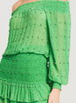 Taisha Embellished Silk Chiffon Dress - Retrofete