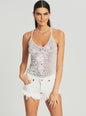 Molly Sequin Crochet Top - Retrofete