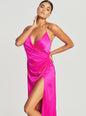Ceres Embellished Silk Dress - Retrofete