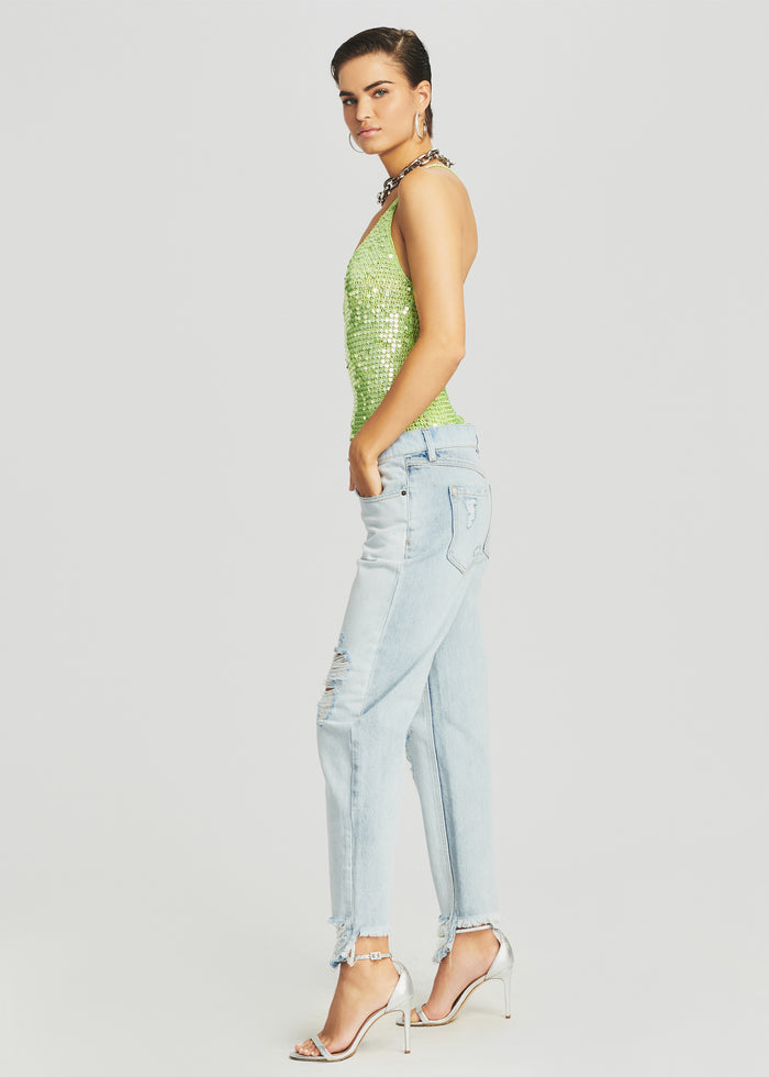 Molly Sequin Crochet Top - Retrofete