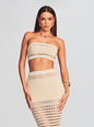 Luiz Knit Crochet Top