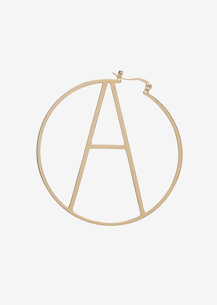 Hoop Letter Earring - Retrofete