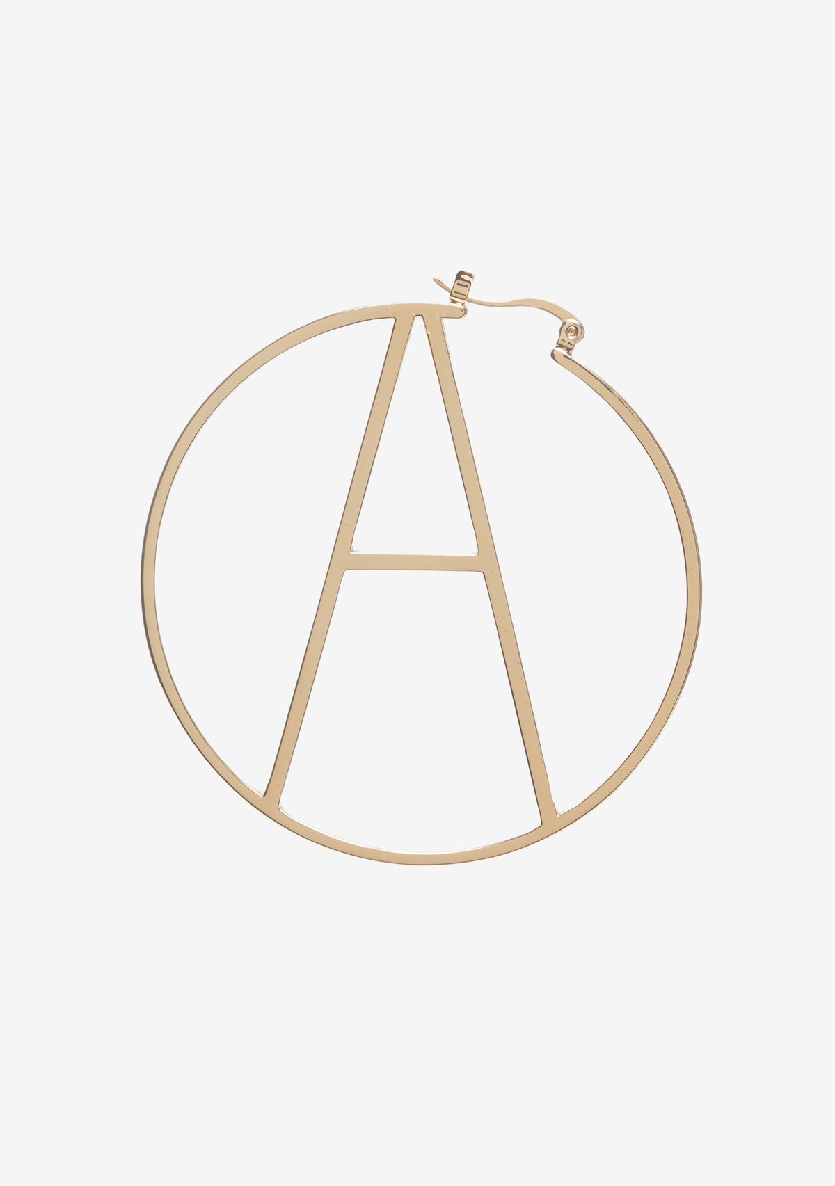 Hoop Letter Earring