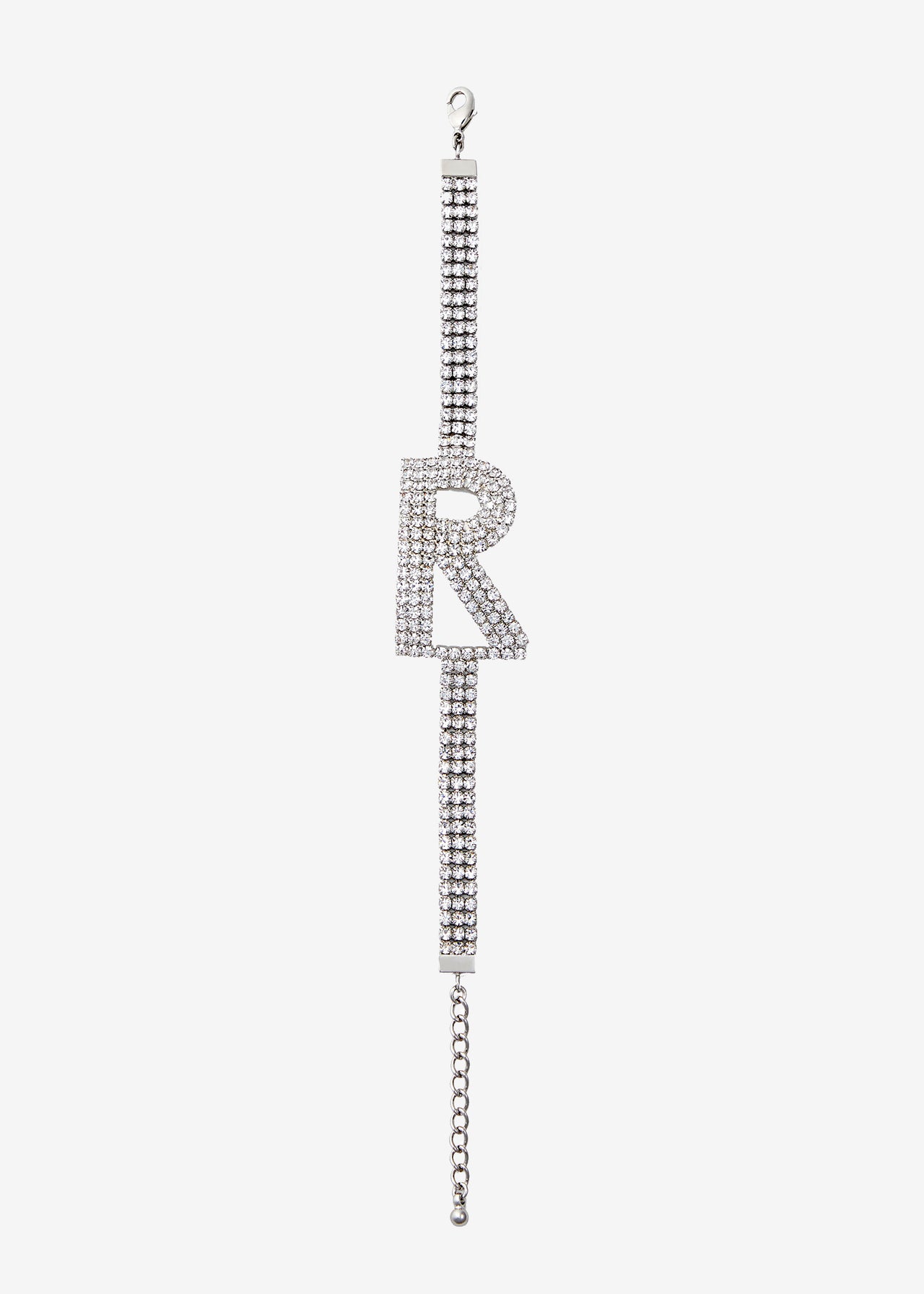 Retrofete - Rhinestone Alphabet Letter Bracelet