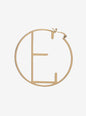 Hoop Letter Earring - Retrofete