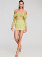 Castella Embellished Lace Dress - Retrofete