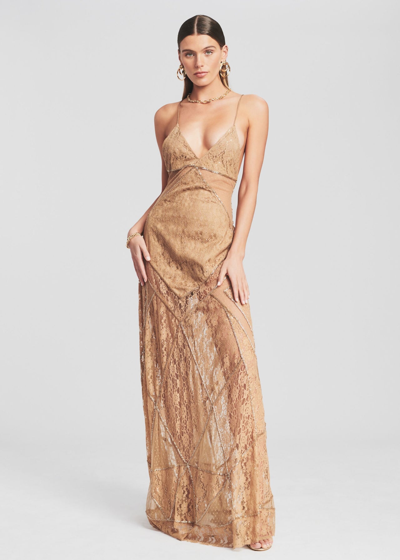 retrofete champagne dress Heather Sequin Dress Retrofete