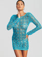 Mira Sequin Crochet Dress - Retrofete
