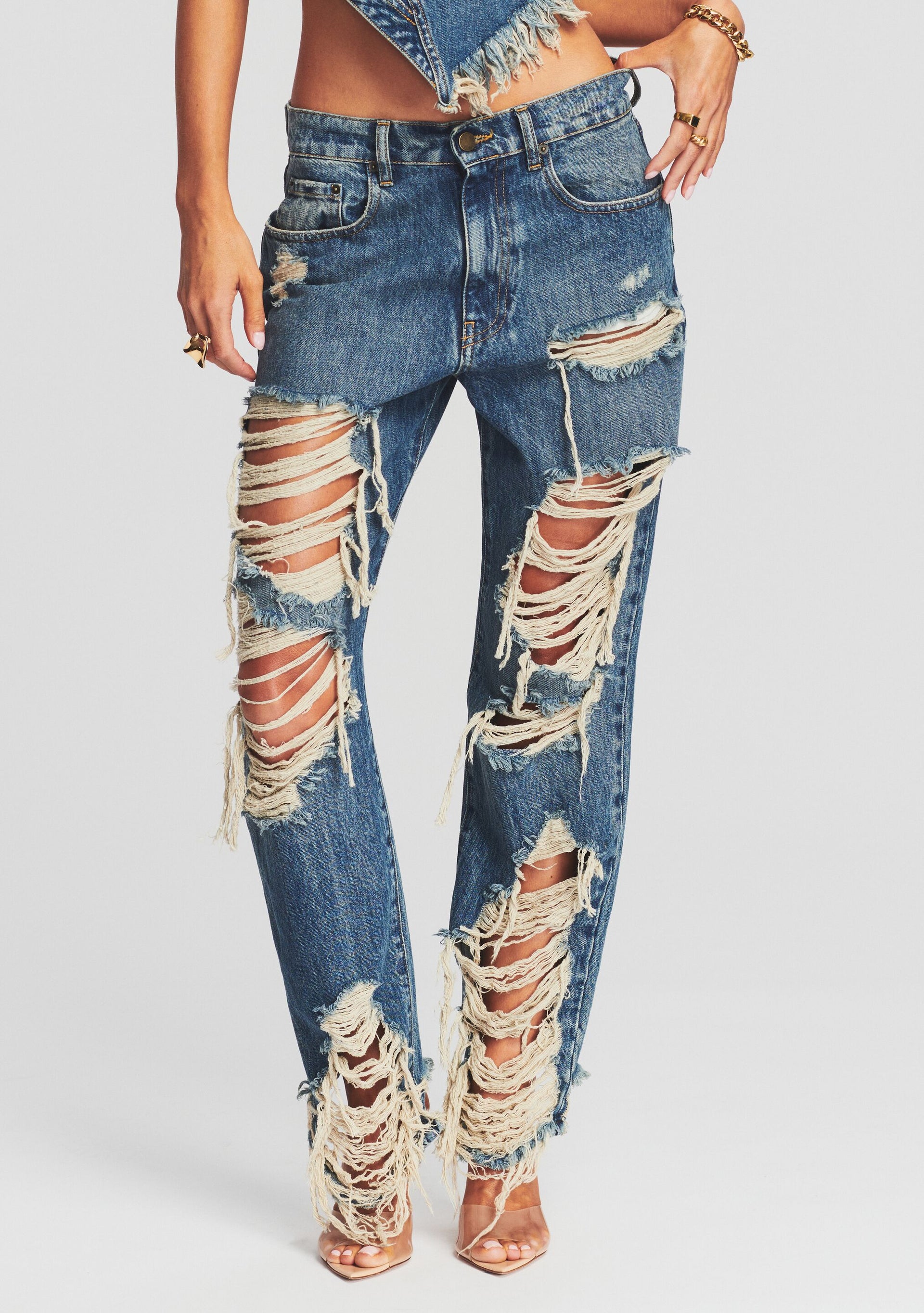 Super Distressed Maggie Jean – Retrofete - Main Image