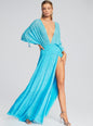 Tennie Embellished Silk Chiffon Dress