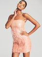 Anastasia Sequin Feather Dress - Retrofete