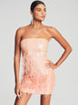Anastasia Sequin Feather Dress - Retrofete