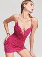 Mich Sequin Tiger Stripe Dress - Retrofete