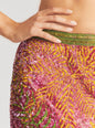 Zulu Sequin Palm Skirt - Retrofete