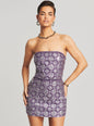 Heather Sequin Chainmail Dress - Retrofete