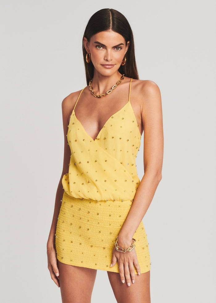 Petra Embellished Silk Chiffon Dress - Retrofete