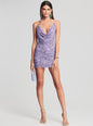 Mich Sequin Tiger Stripe Dress - Retrofete