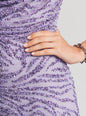 Mich Sequin Tiger Stripe Dress - Retrofete