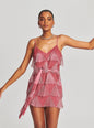 Claire Sequin Fringe Dress - Retrofete