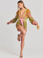 Gabrielle Sequin Palm Robe - Retrofete