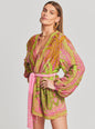 Gabrielle Sequin Palm Robe - Retrofete