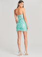 Anastasia Sequin Feather Dress - Retrofete